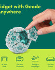 Speks Geode Sphere Magnetic Fidget Toy - Aqua