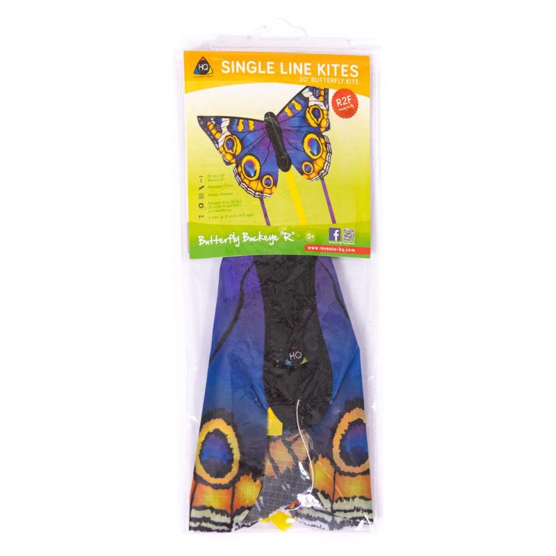20" Butterfly Kite "R" - Buckeye