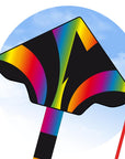47" Simple Flyer Delta Kite - Radiant Rainbow