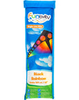 63" Funtivity Delta Kite - Black Rainbow
