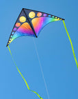 63" Funtivity Delta Kite - Black Rainbow