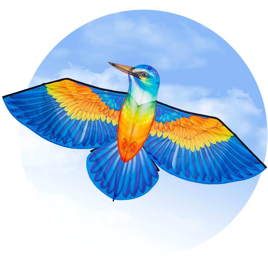 69" Bird Kite - Kingfisher