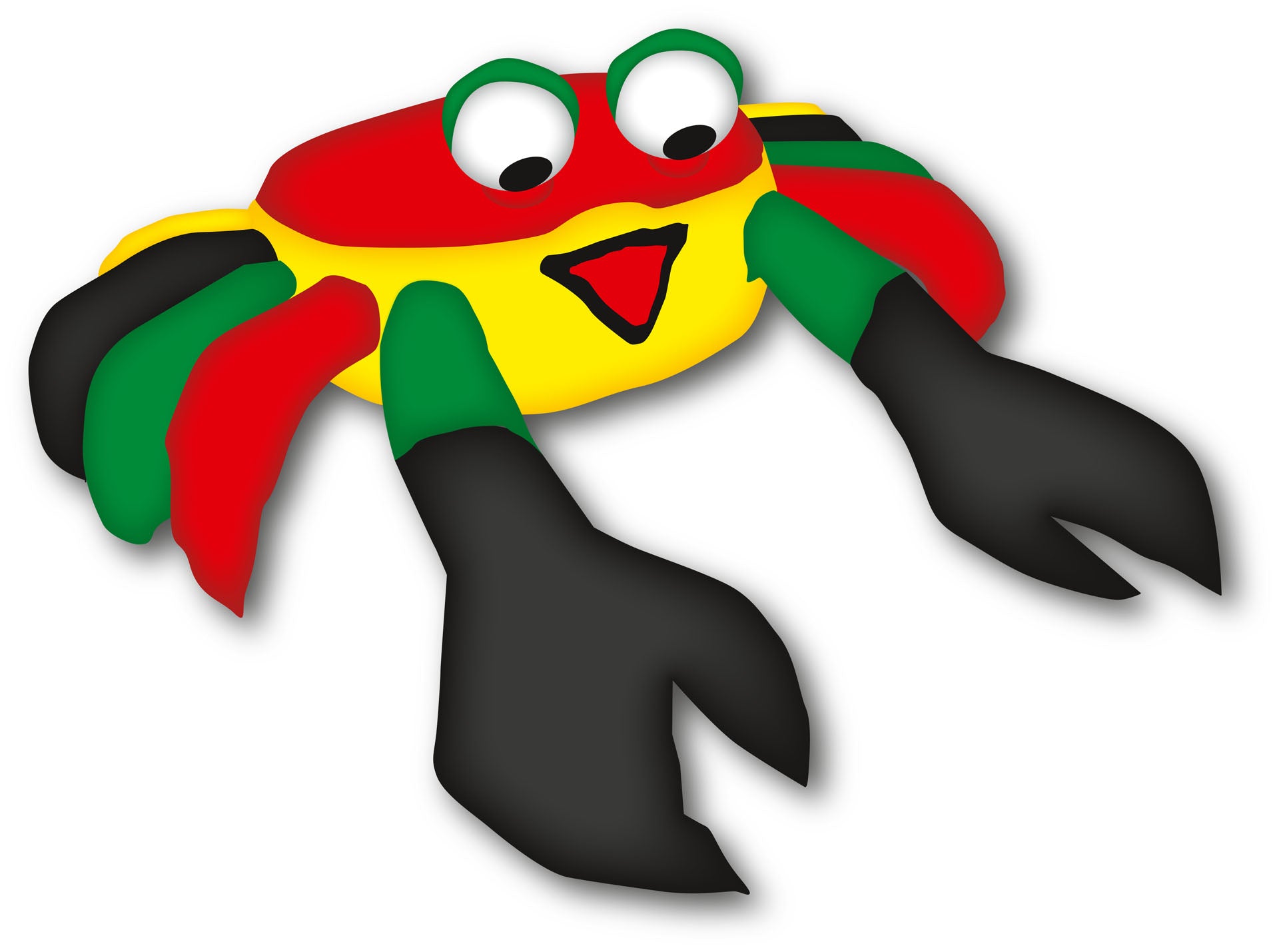 Large 3M Billy the Bouncing Crab - Rasta – Kitty Hawk Kites