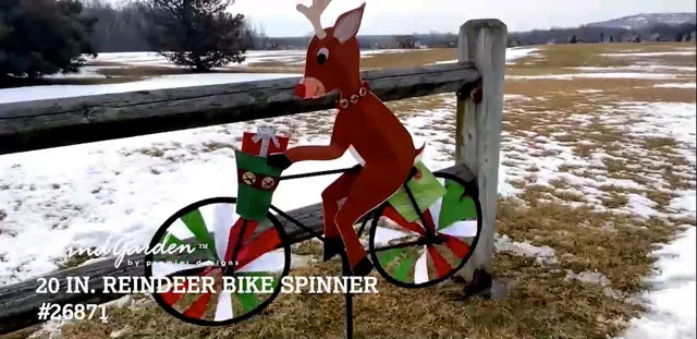 20" Bike Spinner - Reindeer