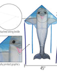 Dolphin Fly-Hi Delta Kite