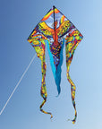 6.5 ft. Flo-Tail Delta Kite - Rainbow Bird