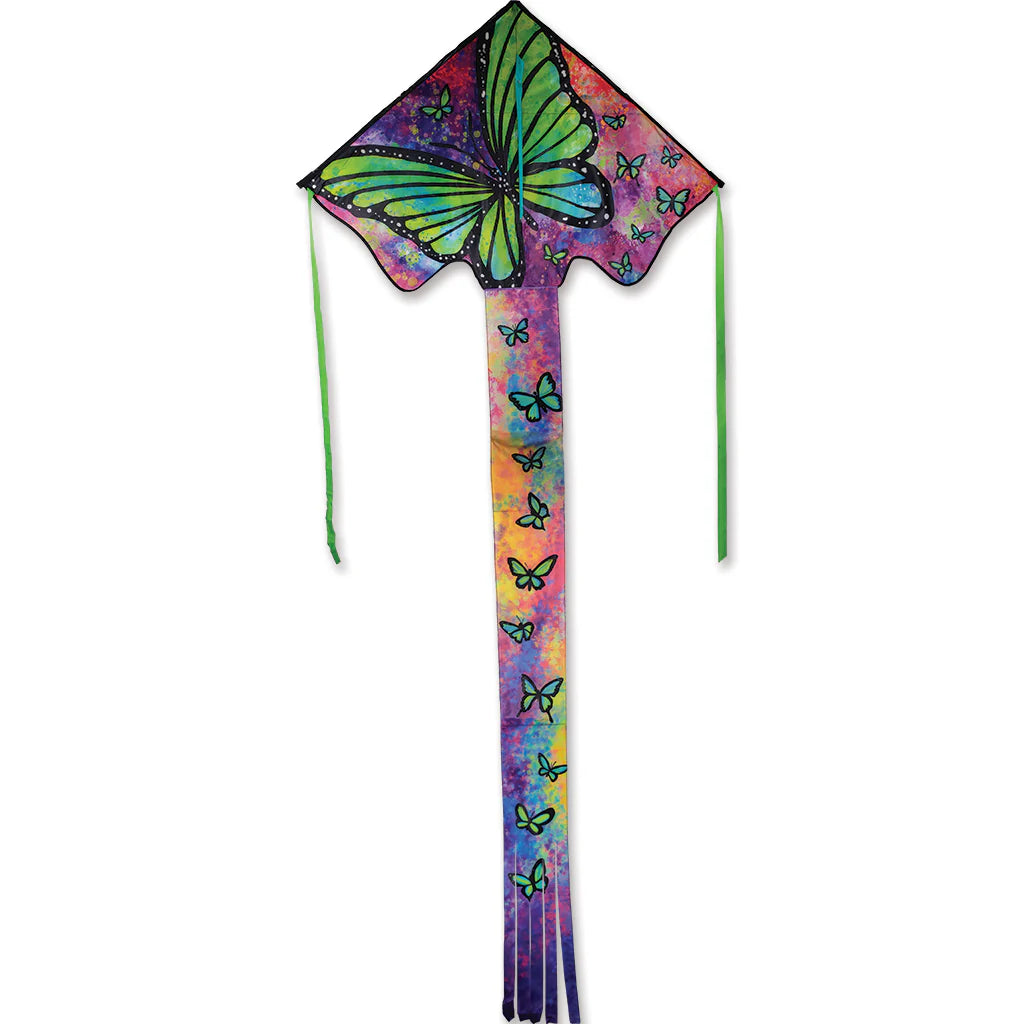 64" Zephyr Kite - Green Butterfly