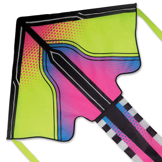 46" Large Easy Flyer Kite - Tropical Neontech