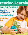 Creativity for Kids Grow 'N Glow Terrarium Kit for Kids - Science Activities for Kids (Packaging May Vary)
