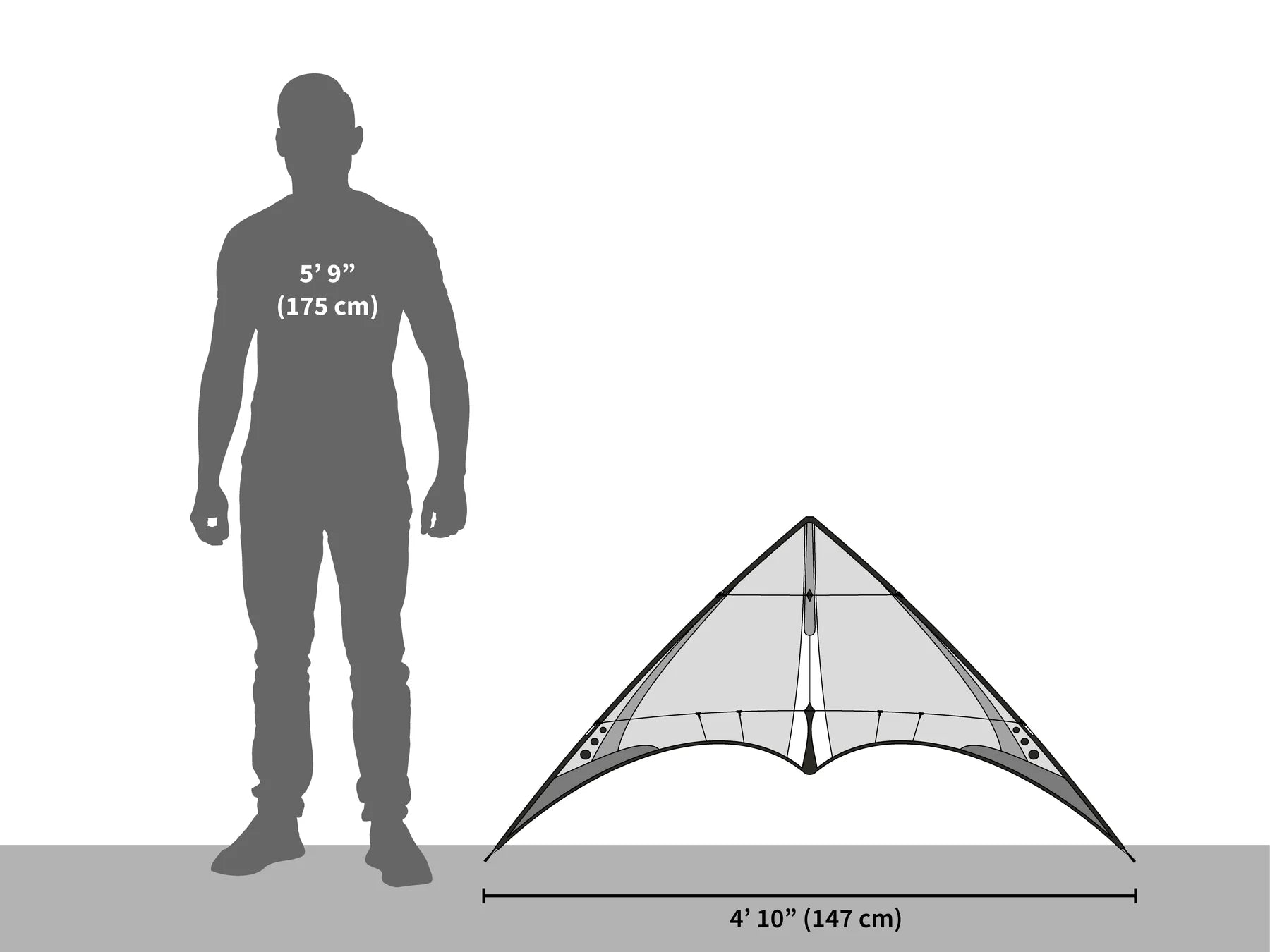 Prism 4D Superlight Stunt Kite - Throwback