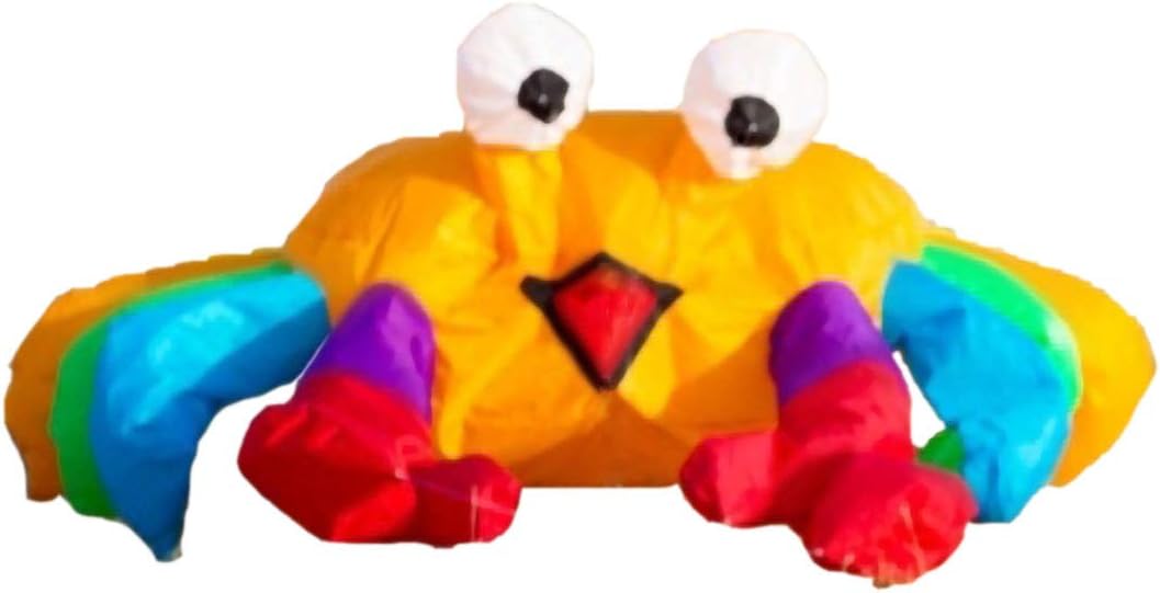 Small 1M Billy the Bouncing Crab - Gold/Rainbow