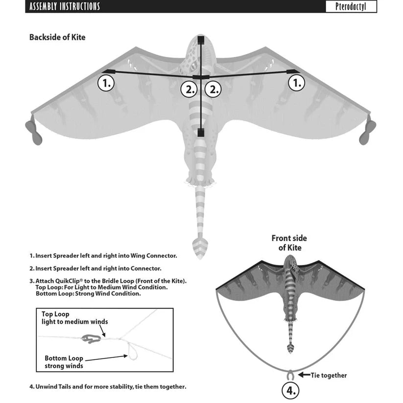70" FantasyFliers Kite - Pterodactyl
