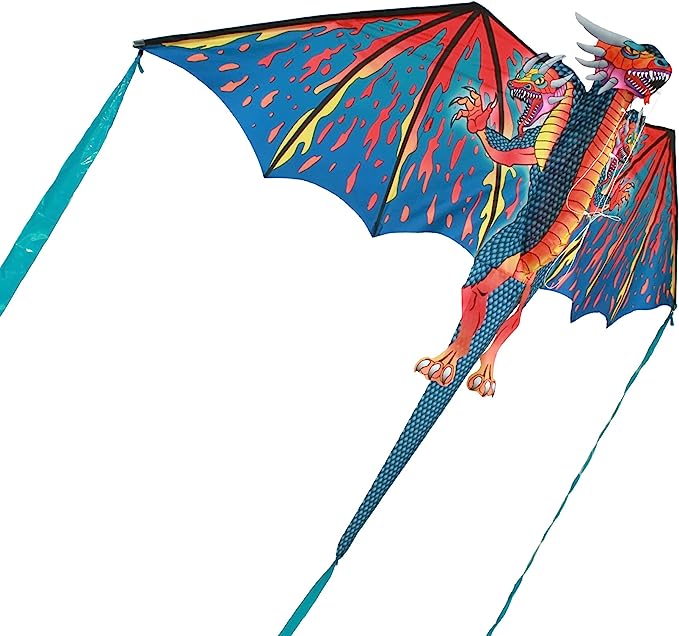 Supersized Three-Headed Dragon 3D Nylon Kite – Kitty Hawk Kites