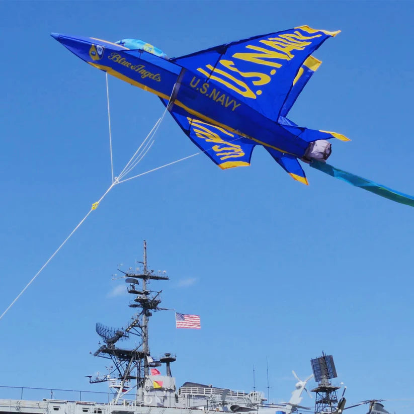 49" Ultra Blue Angels Jet Kite