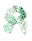 Scunchie with Bow - CREAM AND OFF WHITE