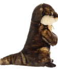 Aurora® Sitting Pretty™ River Otter - Brown 10"