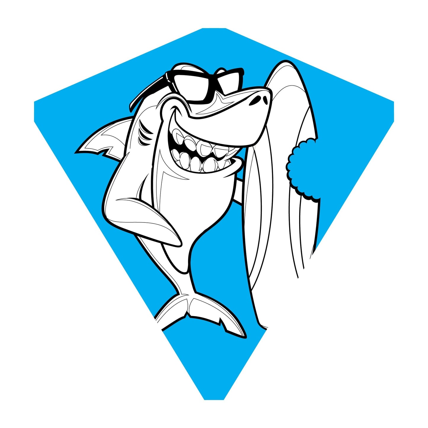 Color-Me-Kite (Shark)