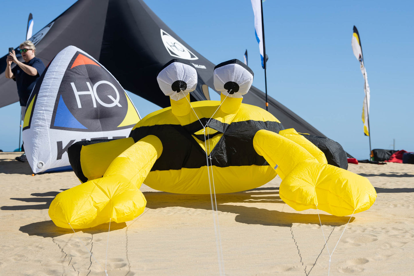 Large 3M Billy the Bouncing Crab - Yellow/Black