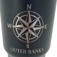YETI RAMBLER® 30 OZ TUMBLER  WITH MAGSLIDER™ LID - OBX COMPASS ROSE