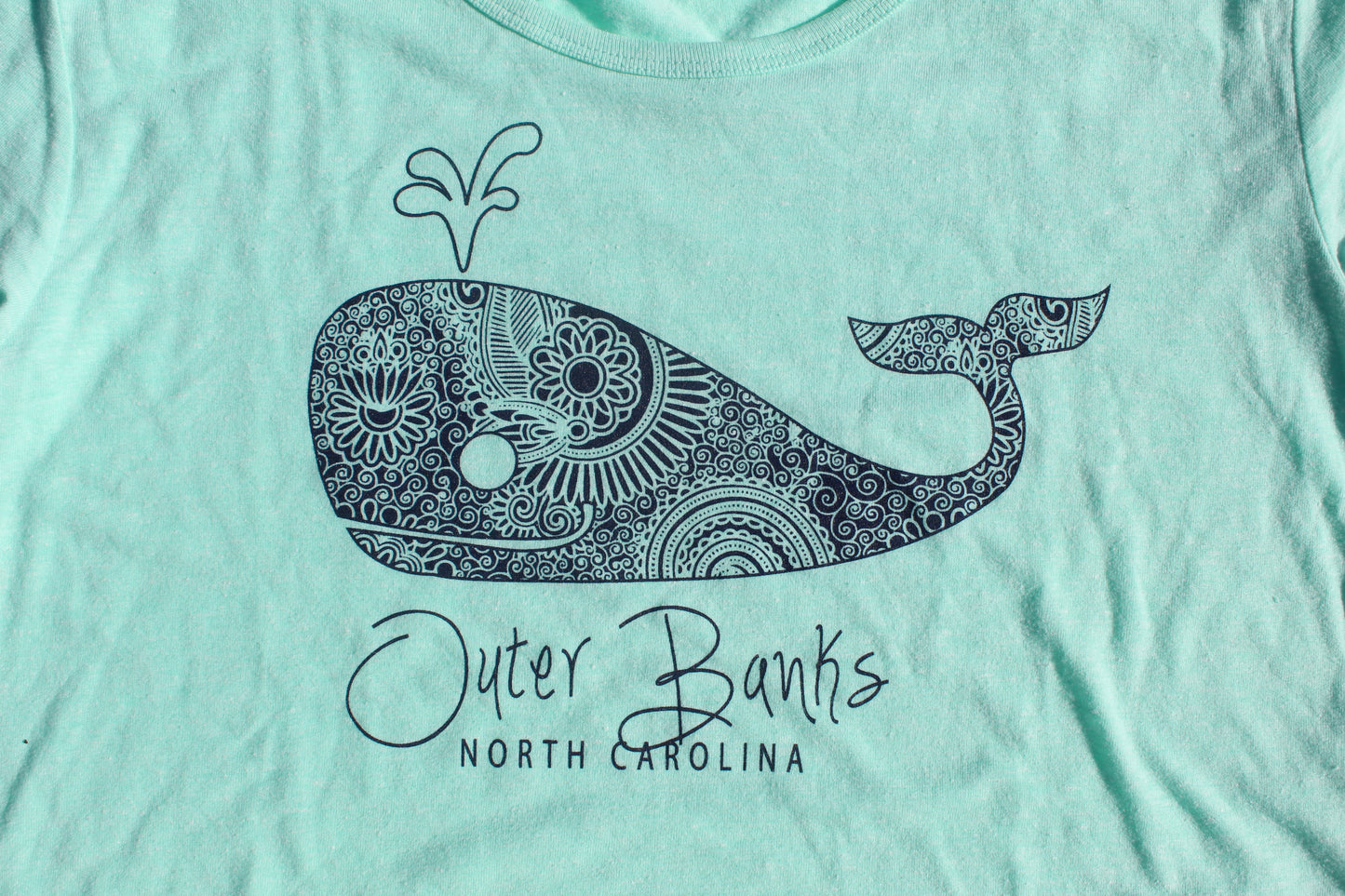 Women's Outer Banks Whale Short Sleeve Tee