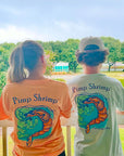 KHSC x Pimp Shrimp - Carolina Coast Pocket T-Shirt - Peach Fuzz
