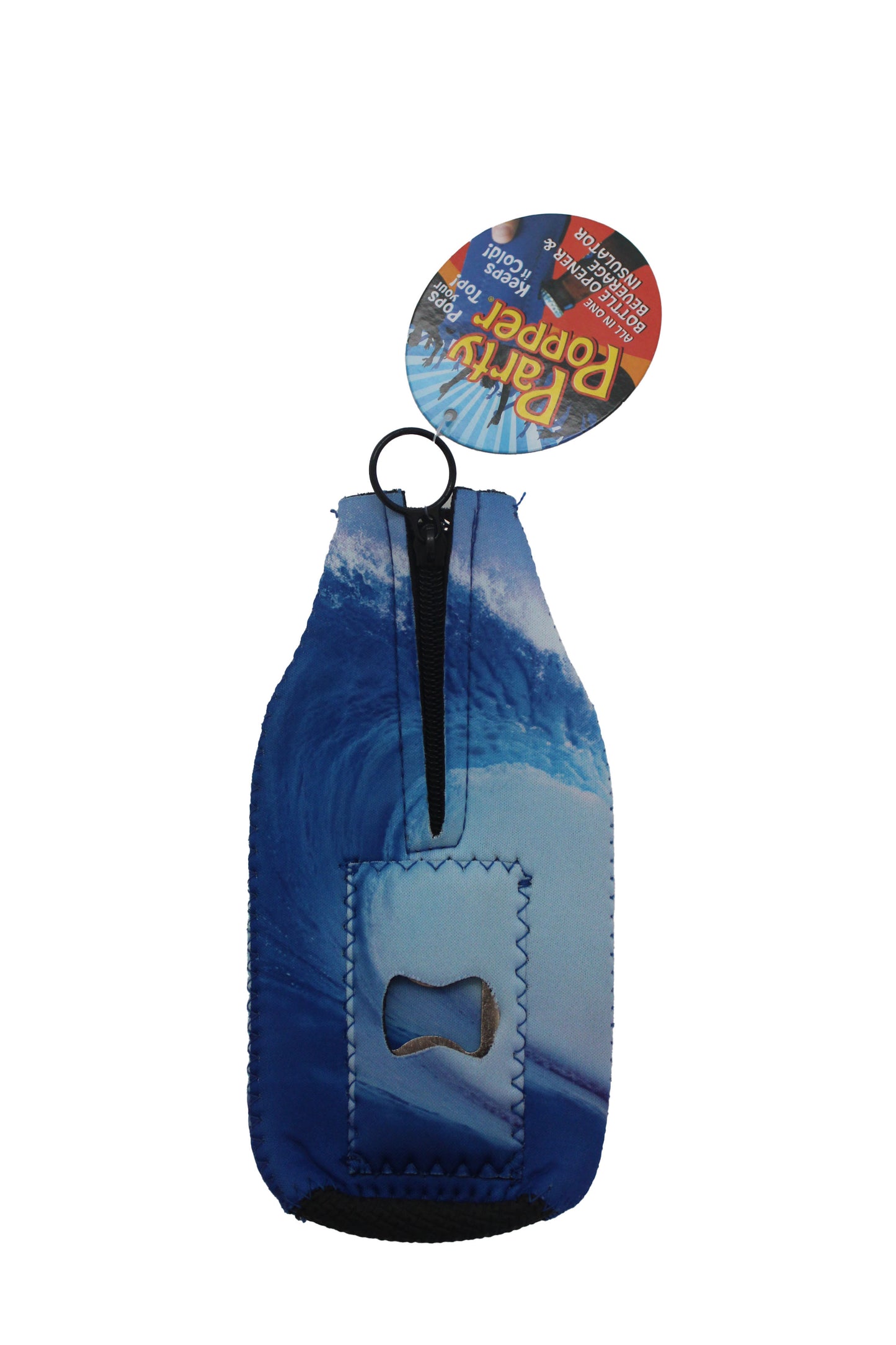 OBX WAVE PARTY POPPER KOOZIE