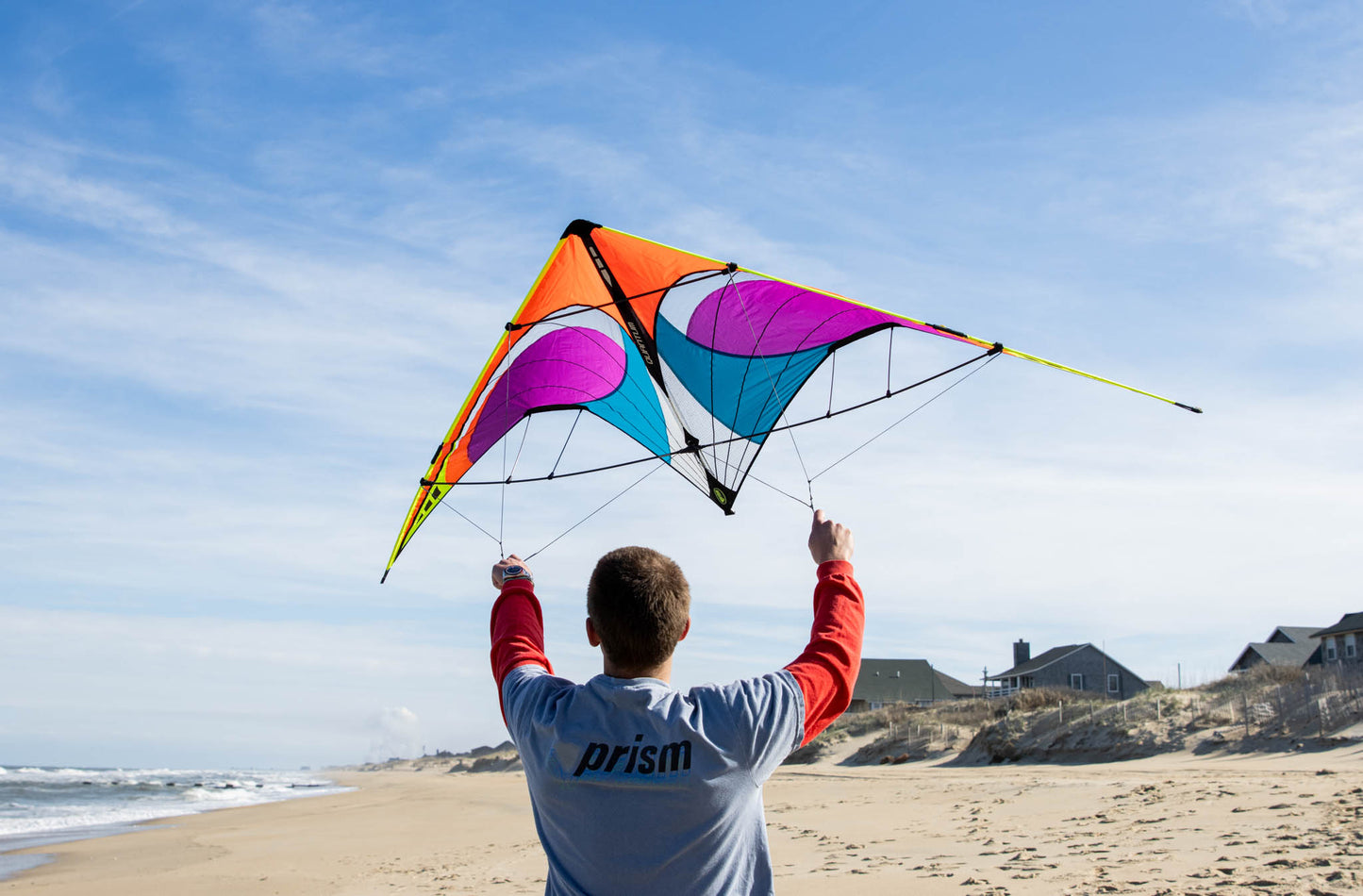 Prism Quantum 2.0 Stunt Kite - Lava