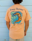 KHSC x Pimp Shrimp - Carolina Coast Pocket T-Shirt - Peach Fuzz