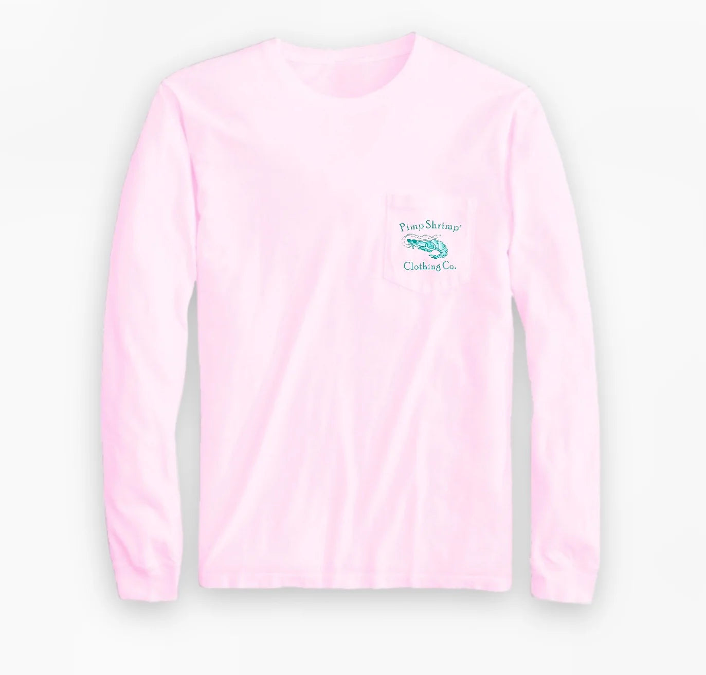 Pimp Shrimp - Pink Jady Original Logo Long Sleeve Tee