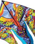 6.5 ft. Flo-Tail Delta Kite - Rainbow Bird