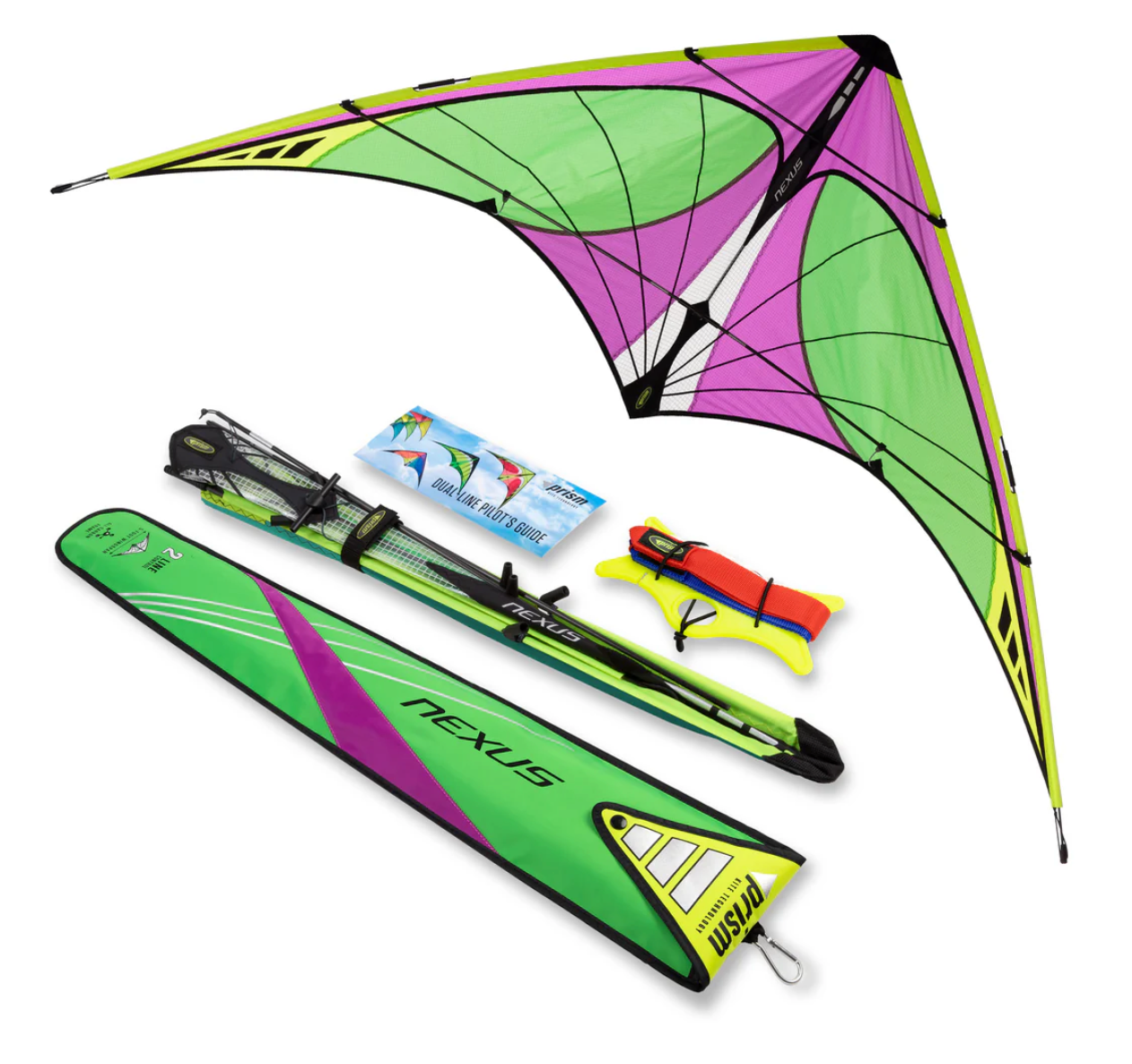 Prism Nexus 2.0 Dual Line Stunt Kite - Venom – Kitty Hawk Kites
