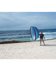6.5ft Spinning Bol by Spiderkites - Blue