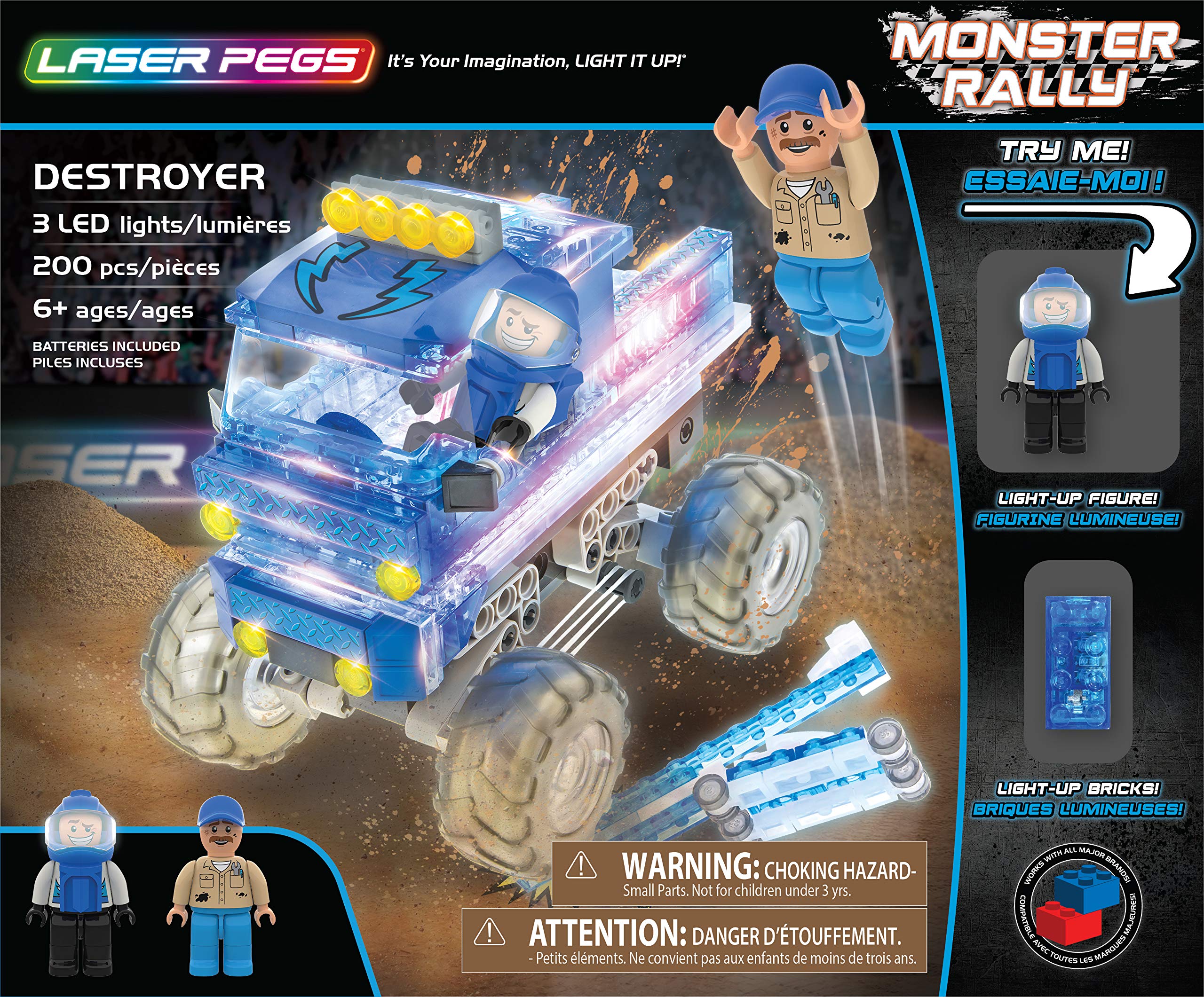 Laser Pegs Monster Rally Collection: Destroyer – Kitty Hawk Kites
