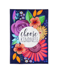 Choose Kindness Garden Burlap Flag
