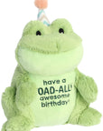 Aurora - Toad-Ally Awesome Birthday Stuffed Animal - Green 10"