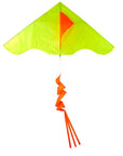 55" Colorblock Delta - Yellow with Orange Twister Tail