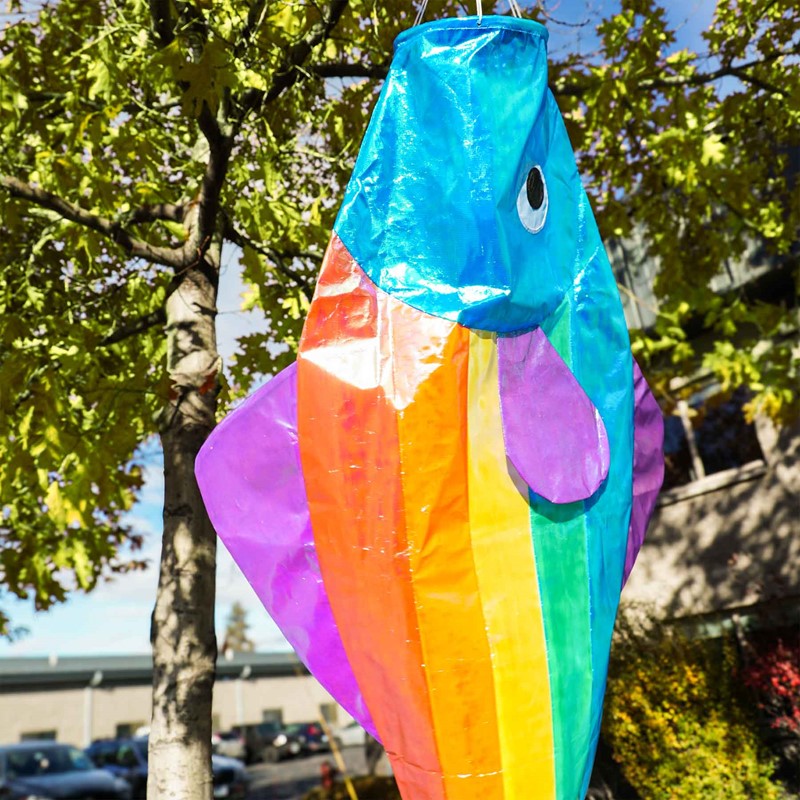 48" Fishsock - Rainbow Iridescent