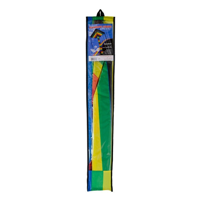46" Fly-Hi Kite - Rainbow Stripe