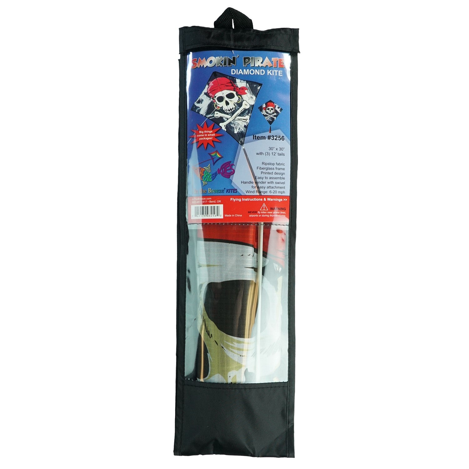 30" Smokin' Pirate Diamond Kite