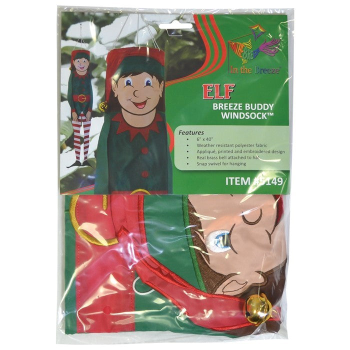 In the Breeze - 40" Elf Breeze Buddy Windsock