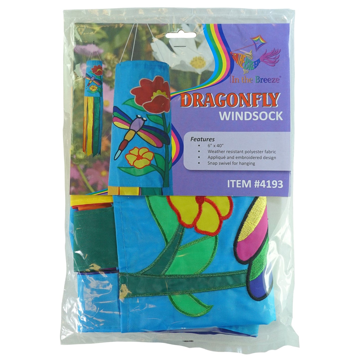 40" Windsock - Dragonfly