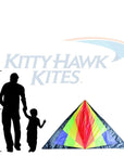 6.5 Foot Festive Sky Delta Kite Package - Neon Flash