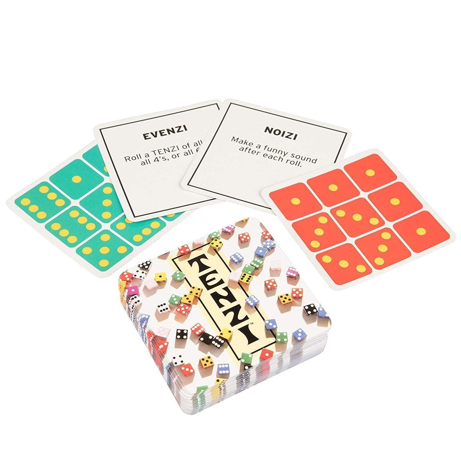 TENZI 77 Ways to Play The Add-on Card Set for The Dice Party Game