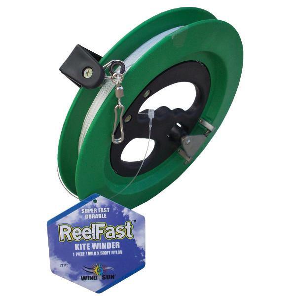 Reel Fast Kite Line Reeler With 80lb x 500ft Line – Kitty Hawk