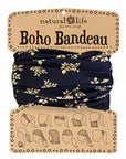 Black & Cream Floral Boho Bandeau® - Kitty Hawk Kites Online Store