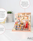 Sam's Study Library Wooden Dollhouse - Kitty Hawk Kites Online Store