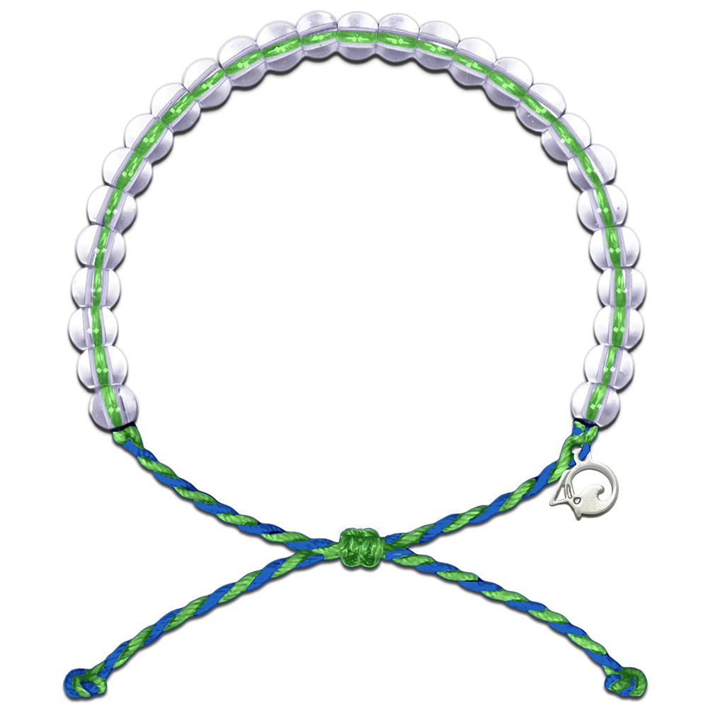 4Ocean Earth Day 2018 Blue/Green Bracelet - Kitty Hawk Kites Online Store