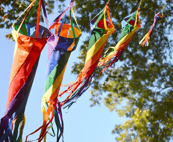 12in Rainbow Spinsock - Kitty Hawk Kites Online Store