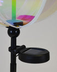 Iridescent 11" Gazing Ball Spinner with Solar Light - Kitty Hawk Kites Online Store