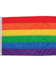 Rainbow Stripe Grommet Applique Flag - Kitty Hawk Kites Online Store